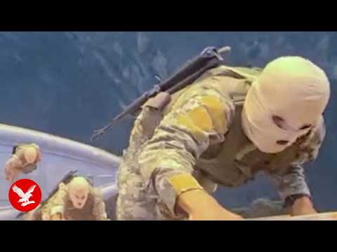 Video purportedly shows Iranian soldiers seizing ships in Strait of Hormuz