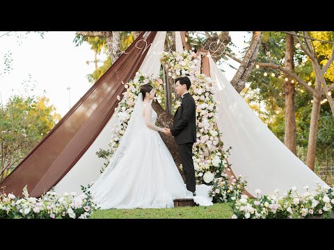 我們結婚了❤夢想中的戶外婚禮VLOG💒💐Our Wedding Day Vlog