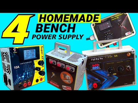 4 HOMEMADE Bench Power Supply LOW COST