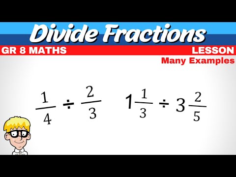 Divide Fractions Grade 8