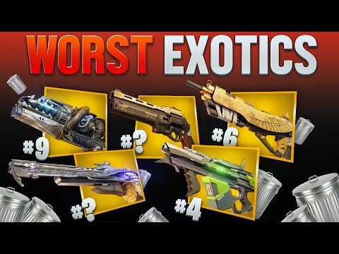 The 10 WORST Exotic Weapons In Destiny 2