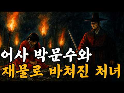 어사 박문수와 재물로 바쳐진 처녀 야담l설화l민담l옛날이야기l어사 박문수