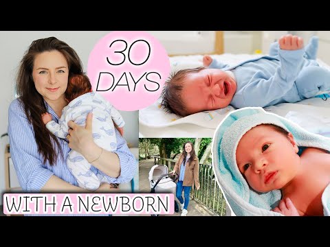 First 30 Days With A NEWBORN Baby | Realistic days in the life Postpartum