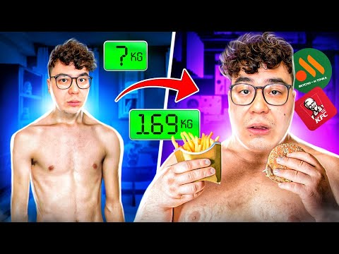Кто больше ПОТОЛСТЕЕТ за 24 ЧАСА выиграет ЧЕЛЛЕНДЖ