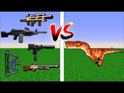 Which TaCZ Gun Can Beat Dinosaurs Bosses In Minecraft?