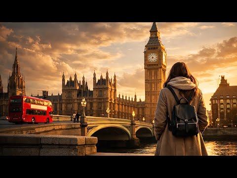 Wandering Through the Streets of the UK 🇬🇧✨ Lost in London Streets | UK Aesthetic Journey ✈️ Full HD
