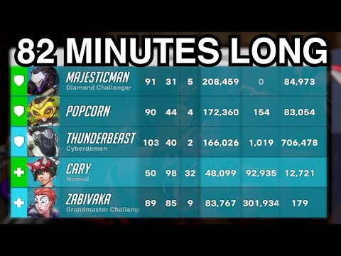 This Is The Longest Game Of Overwatch Ever