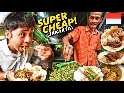 Super CHEAP Indonesian Street Food in Jakarta🇮🇩10 Must Try Indonesian Food!