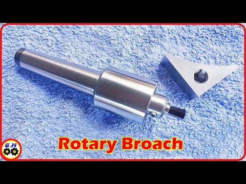 Broaching tool for milling machine - Brocciatore per fresatrice