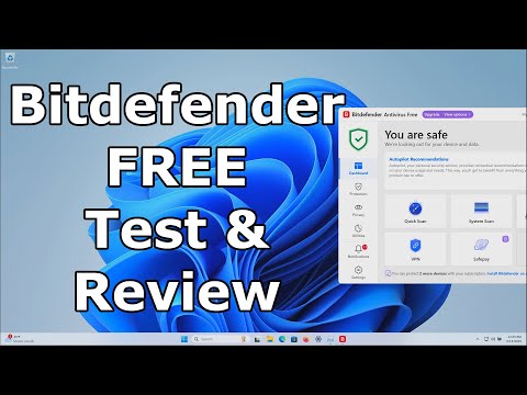 Bitdefender FREE Antivirus Test & Review 2025 - Windows Antivirus Test - Antivirus Security Review