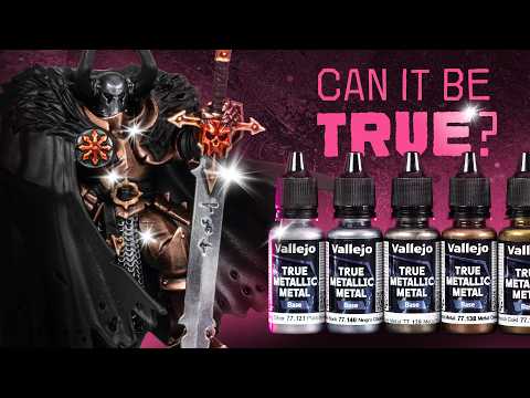 I tested all 80 Vallejo True Metallic Metal paints: crazy good, but...