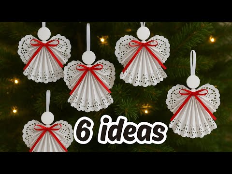 6 IDEAS 🎄 How to make Christmas Angel / Easy & Budget Friendly! Christmas crafts DIY