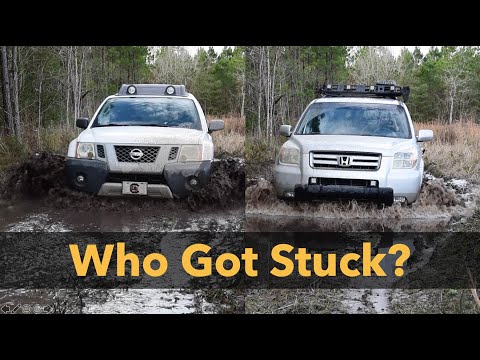 Honda Pilot vs Nissan Xterra: Who got Stuck?