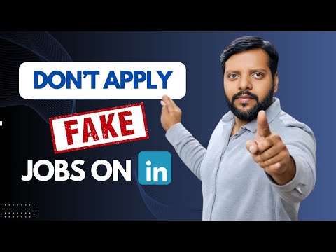 how to find Genuine Job on LinkedIn #linkedin