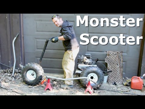 Zero Budget Off Road Scooter