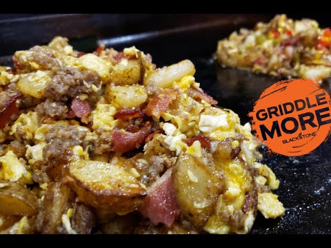 Breakfast Scramble on the Blackstone Griddle