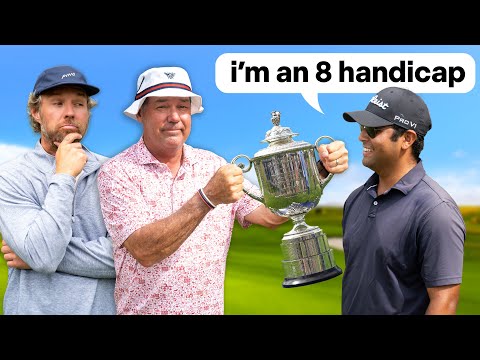 Hustling a Major Champion with UNDERCOVER D1 Golfers