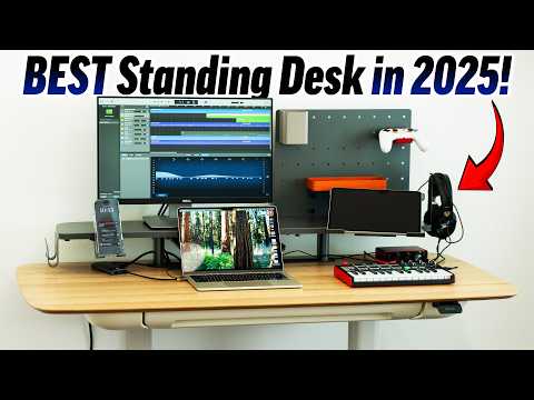 The Most Functional Standing Desk in 2025! - Colamy LumiDesk