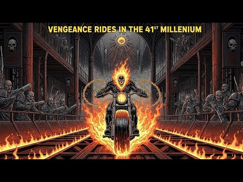 What If Ghost Rider Landed in Warhammer 40k?