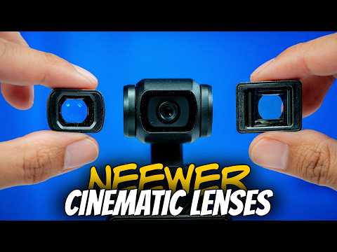 Cinematic Lenses for your DJI Osmo Pocket 3 // Neewer Wide-Angle & Anamorphic