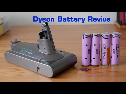 Dyson V12 V11 V10 V9 V8 V7 hoover battery hack, DIY revive