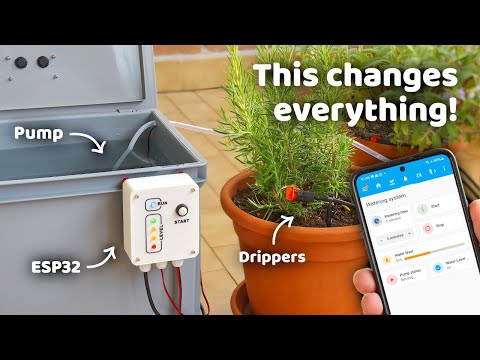 Building a 200€ product with 30€! ESP32 automatic watering (NO WATER TAP needed!)