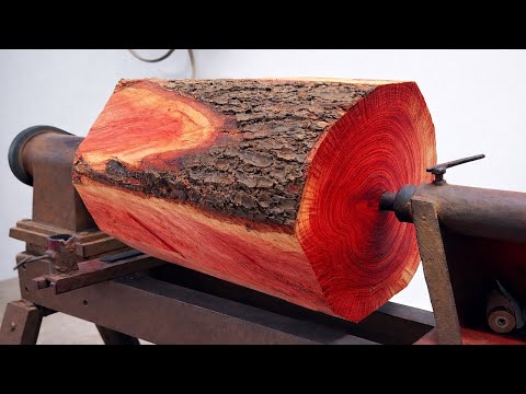 An Amazing Project by a 60 year old Carpenter! The Secret to Creating Miracles on a Wood lathe