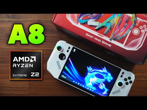 MSI Claw A8 Z2 Extreme - Unboxing and First Impressions