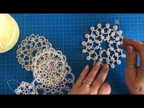 Базовые элементы фриволите иглой #frivolite#фриволите#