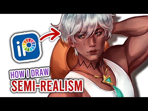 How I Draw SEMI-REALISM in IBISPAINT | My Most Updated Semi-Realism Tutorial 2025