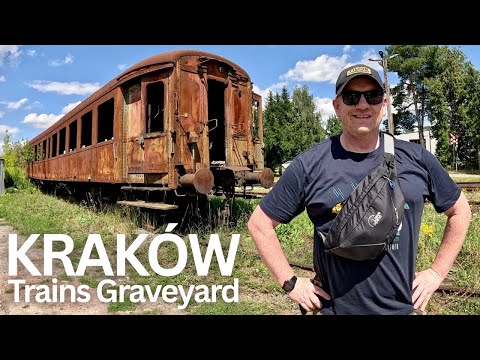 A Chaotic Day on Polish Trains in and Around Kraków Led Us to a TRAIN GRAVEYARD...