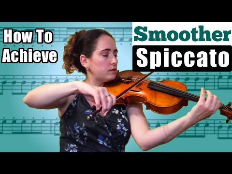 How to Play Spiccato Smoother, More Elegant | Bow Technique