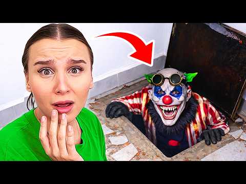 HORROR CLOWN baut ein TUNNEL ! 😨🏡 (bei mir zuhause)