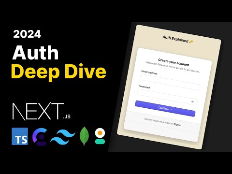 Next.js 14 Authentication Crash Course with Clerk and Lucia (super EASY!)