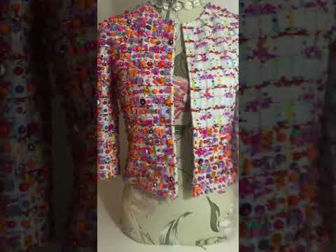 Half done half not #sewing #beading