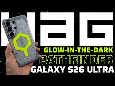 UAG GLOW-IN-THE-DARK Pathfinder Magnetic Clear Case for Samsung Galaxy S26 Ultra