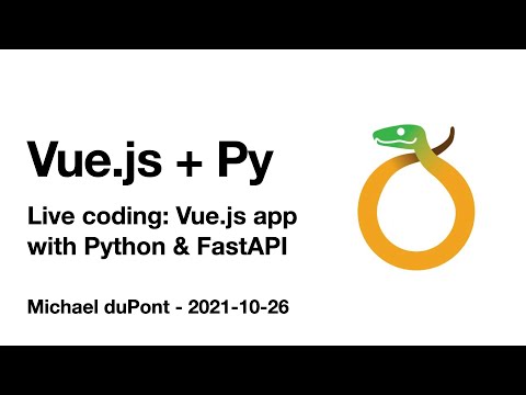 Vue js + Python | Orlando Python