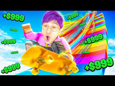 We Spent $999,999,999 in ROBLOX SKATEBOARD OBBY!?