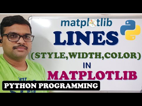 LINES(STYLE,WIDTH,COLOR) IN MATPLOTLIB || LINE PROPERTIES IN MATPLOTLIB || PYTHON PROGRAMMING