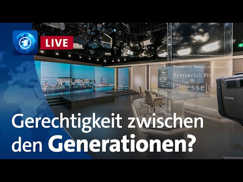 Live: Presseclub | Rente, Wehrdienst, Schulden: Wo bleibt die Generationengerechtigkeit?