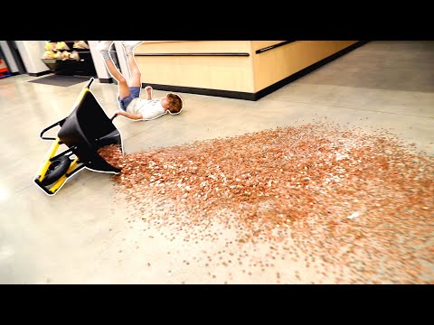 Falling With 40,000 Pennies!