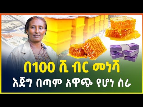 በ100 ሺ ብር አዋጭ የሆነ ስራ | የንብ ማነብ ስራ ላይ የተሰማራች ጀግና እናት | Honey business| small business | Gebeya