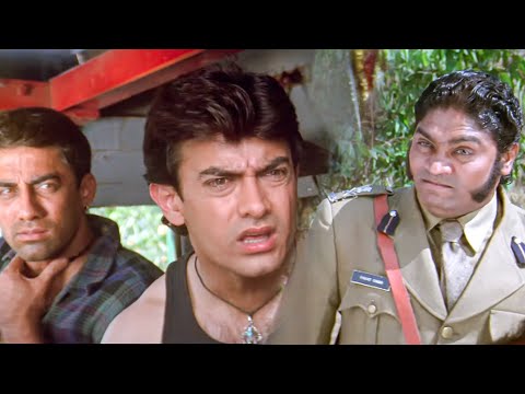 आगे शराब पीछे शबाब - मेला मूवी का जबरदस्त सिन - Mela (Uncut Part -2) - Aamir Khan - Johnny Lever
