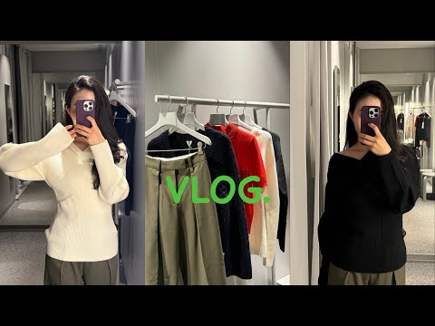 [vlog] 겨울니트추천 | 저렴이추천템(구찌,마시모두띠) | 자라(세일) | 아르켓 | 마시모두띠 | 플랫슈즈추천 | 여자벨트추천 | 데일리룩 | 강서구맛집 | 연말룩 | 릴스템