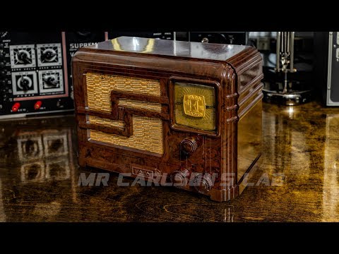 FADA Radio Receiver From 1937 Electronic Restoration! [Repair]
