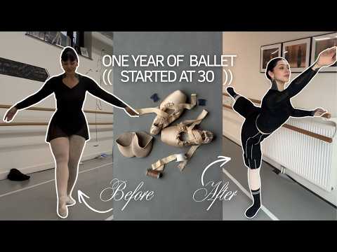 1 year of BALLET (Before and After) // As a 30 year old!