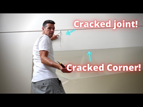 How to Repair Settlement Cracks in Drywall