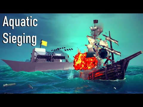 Making a Destroyer in Besiege