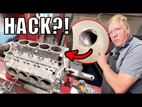 SOMEONE Drilled The Head Bolt Hole CROOKED... Can We Fix it?