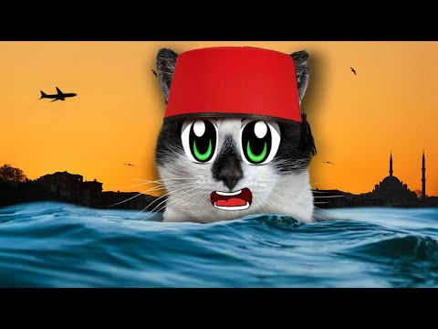 КОТ МАЛЫШ УЛЕТЕЛ в ОТПУСК ! ИДЕАЛЬНЫЙ ПЛАН НА ЛЕТНИЕ КАНИКУЛЫ! КОШКА МУРКА 24 ЧАСА В АКВАПАРКЕ